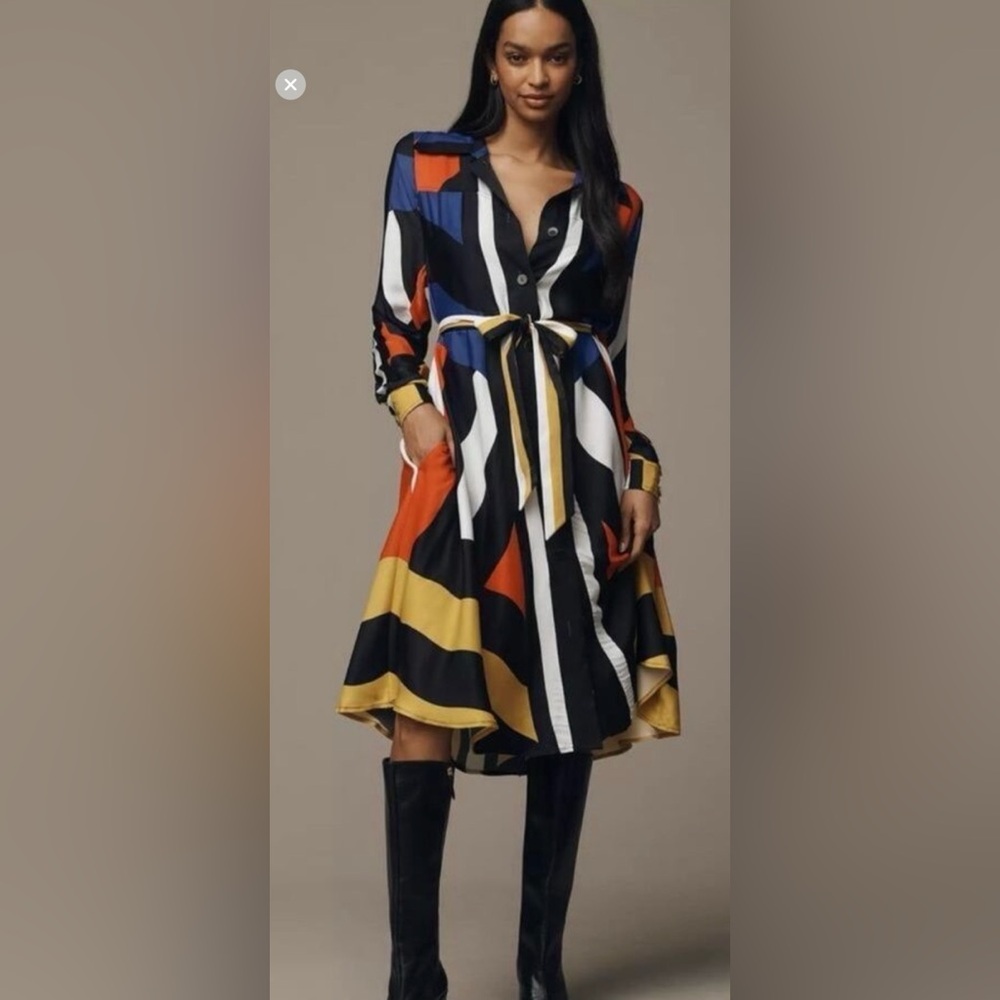 FARM Rio Multicolor Long Sleeve Dress